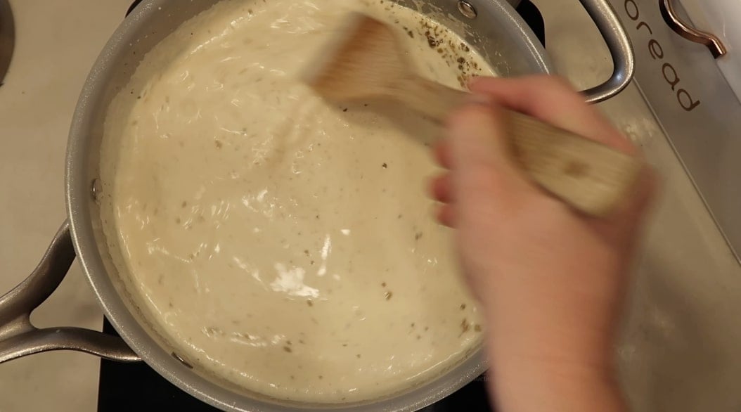 Garlic Cream Sauce - Pressure Luck Cooking